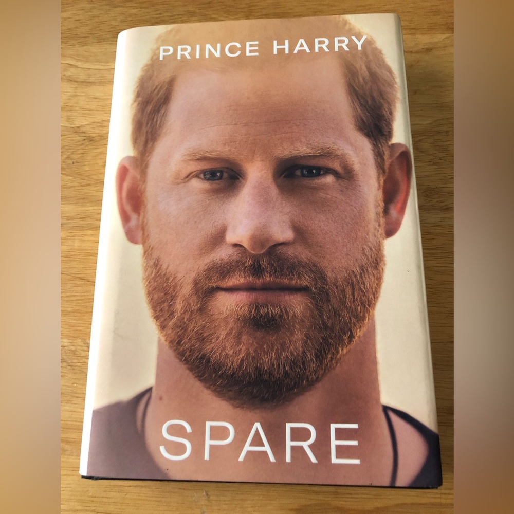 'Spare' by Prince Harry - Hardcover